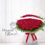 Elegant red rose bouquet